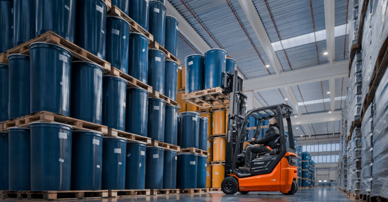 Five major benefits of electric forklifts